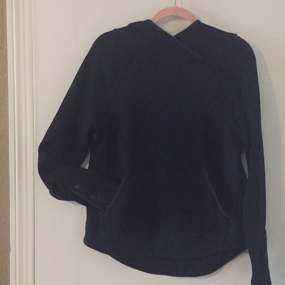 Navy hooded sweatshirt